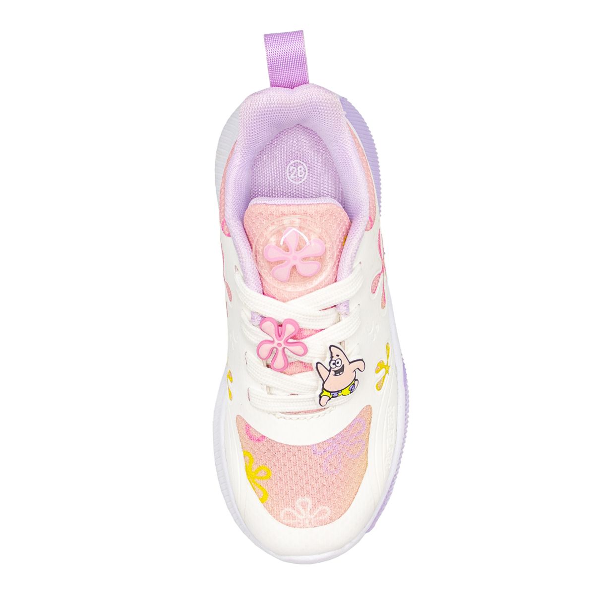 BOB ESPONJA - Zapatillas Patricio Estrella Bob Esponja Rosado Blanco Niña