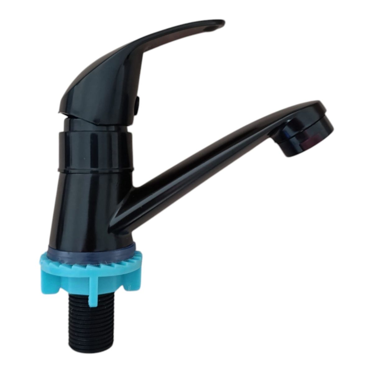 GENERICO - Grifo Caño lavabo monomando de 12cm de ABS y rosca aleación