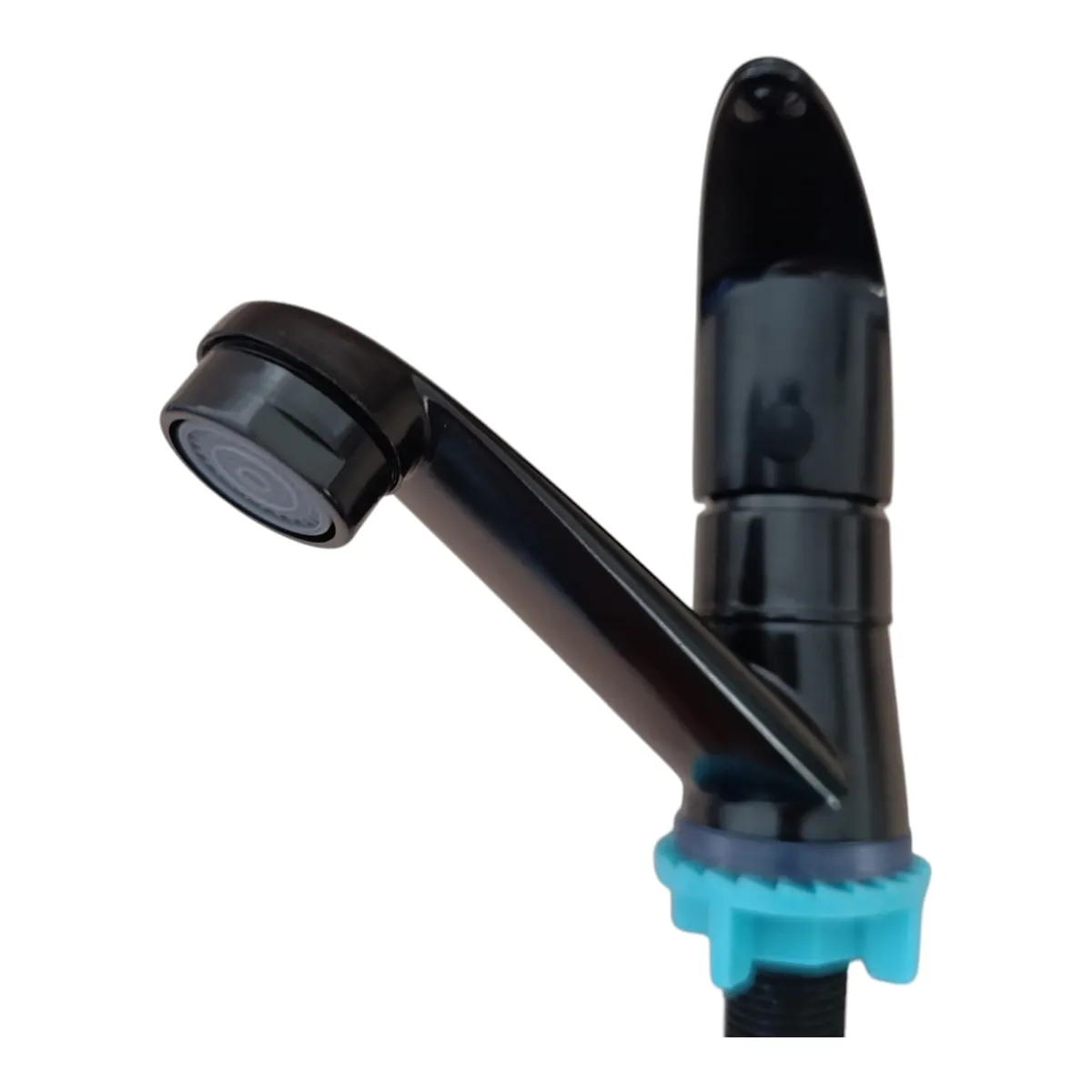 GENERICO - Grifo Caño lavabo monomando de 12cm de ABS y rosca aleación