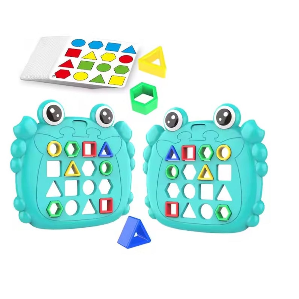 GENERICO - Juego de Memoria Interactivo de Encaje de Formas Geométricas