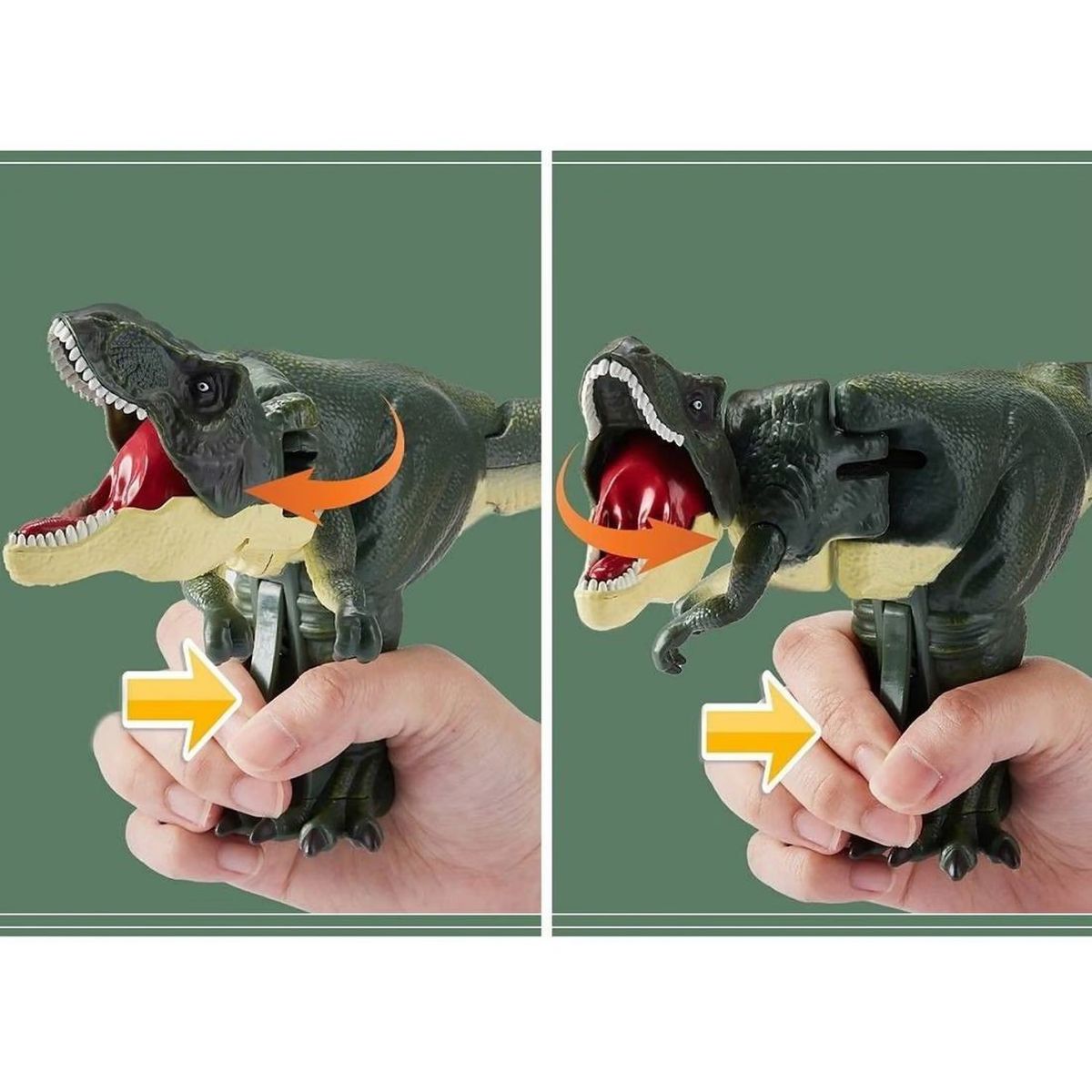 GENERICO - Dinosaurio Za Za Juguete Con Luces y Sonido Tiktok Aleatorio