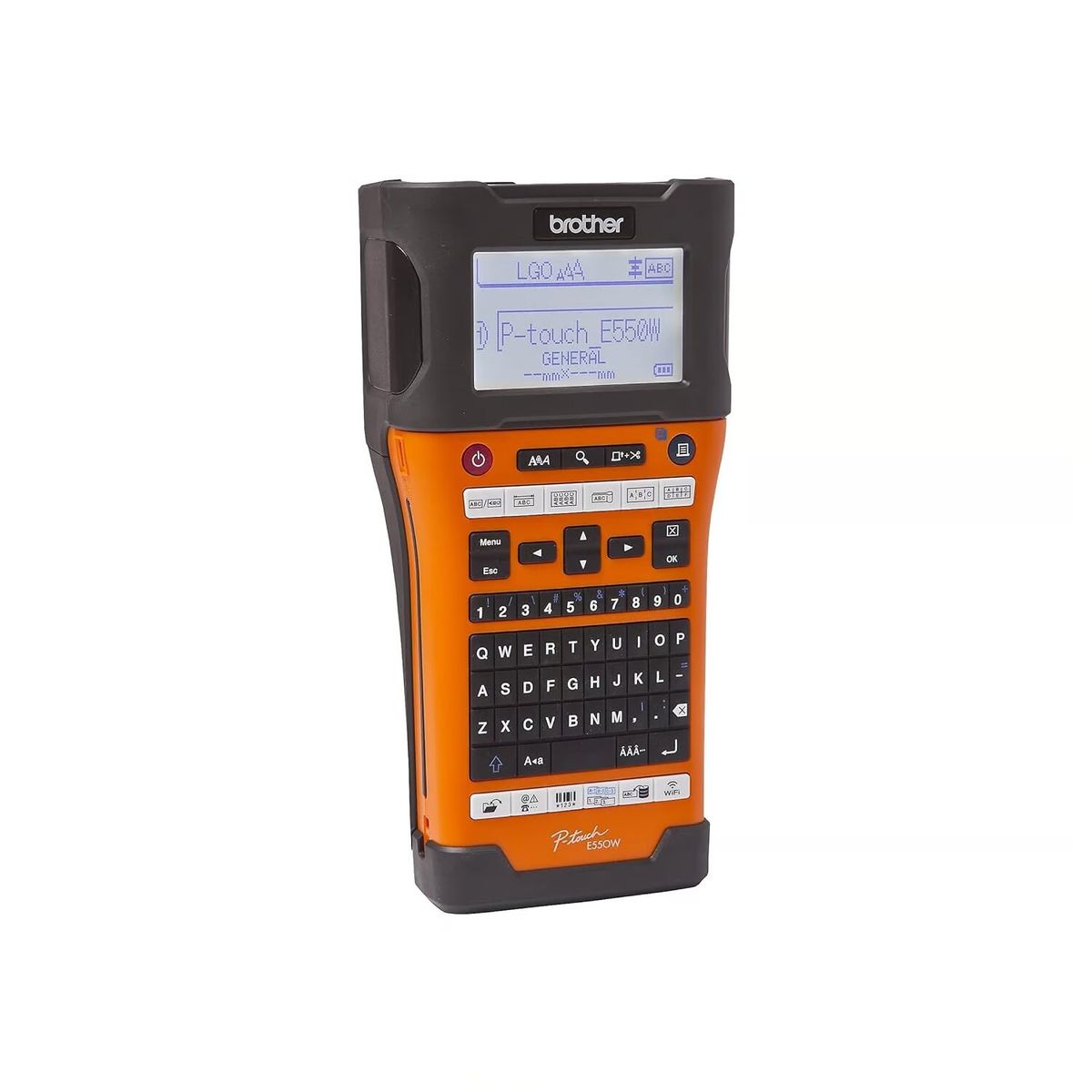 BROTHER - Rotuladora Brother PT-E550WVP Industrial - Naranja