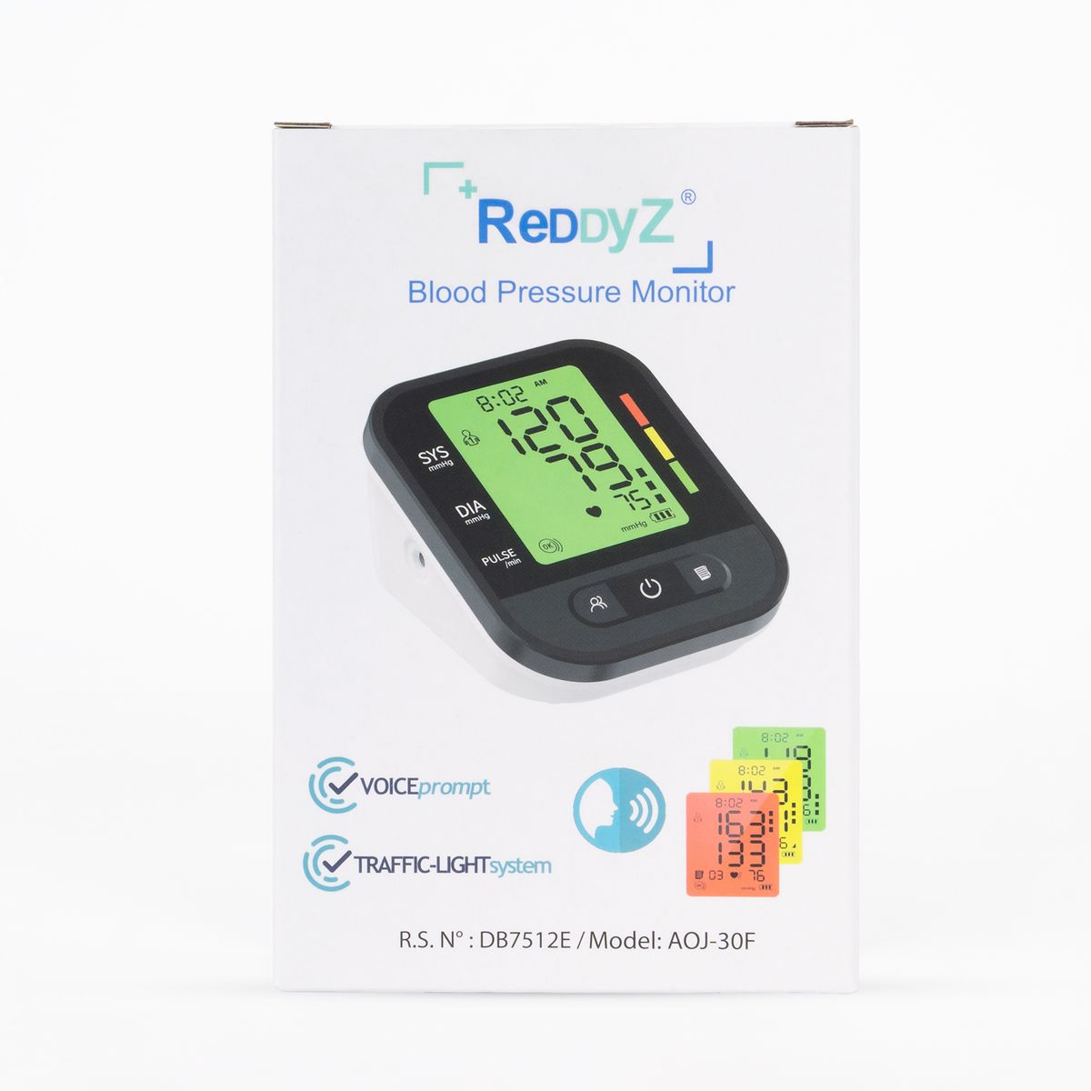 GENERICO - Tensiómetro Digital de Brazo REDDYZ AOJ-30F con Altavoz en Español