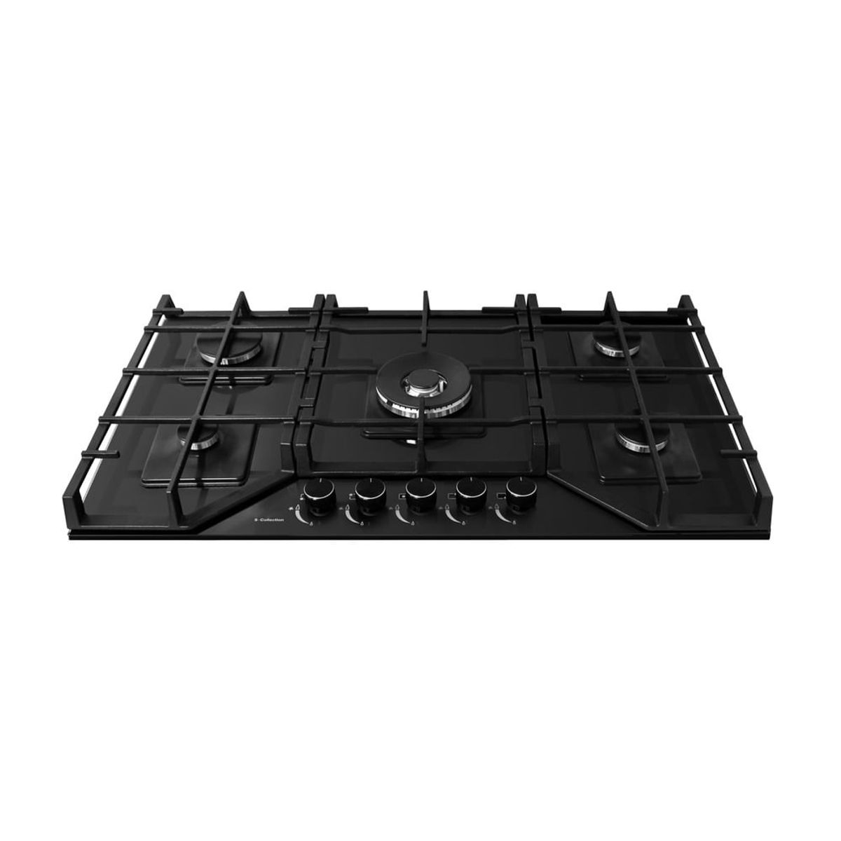 SOLE - Cocina Encimera a Gas Sole SOLCO067 con 5 Quemadores Italianos SABAF.