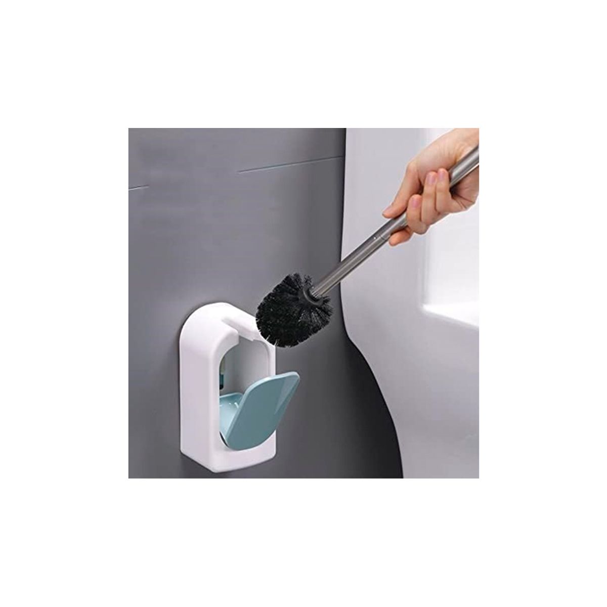 WELL BEING - Escobilla de Inodoro con Soporte  Limpieza Elegante y Eficiente