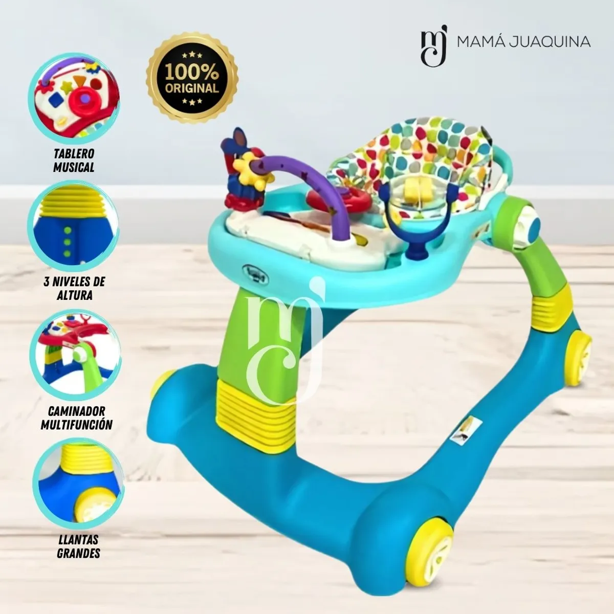 BABY - Andador Musical «BILON» Edición Limitada Skay Blue