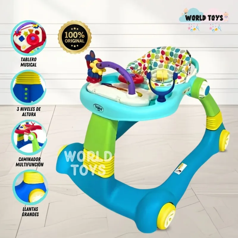 KIDDO - Andador Musical «BILON» Edición Limitada Sky Blue