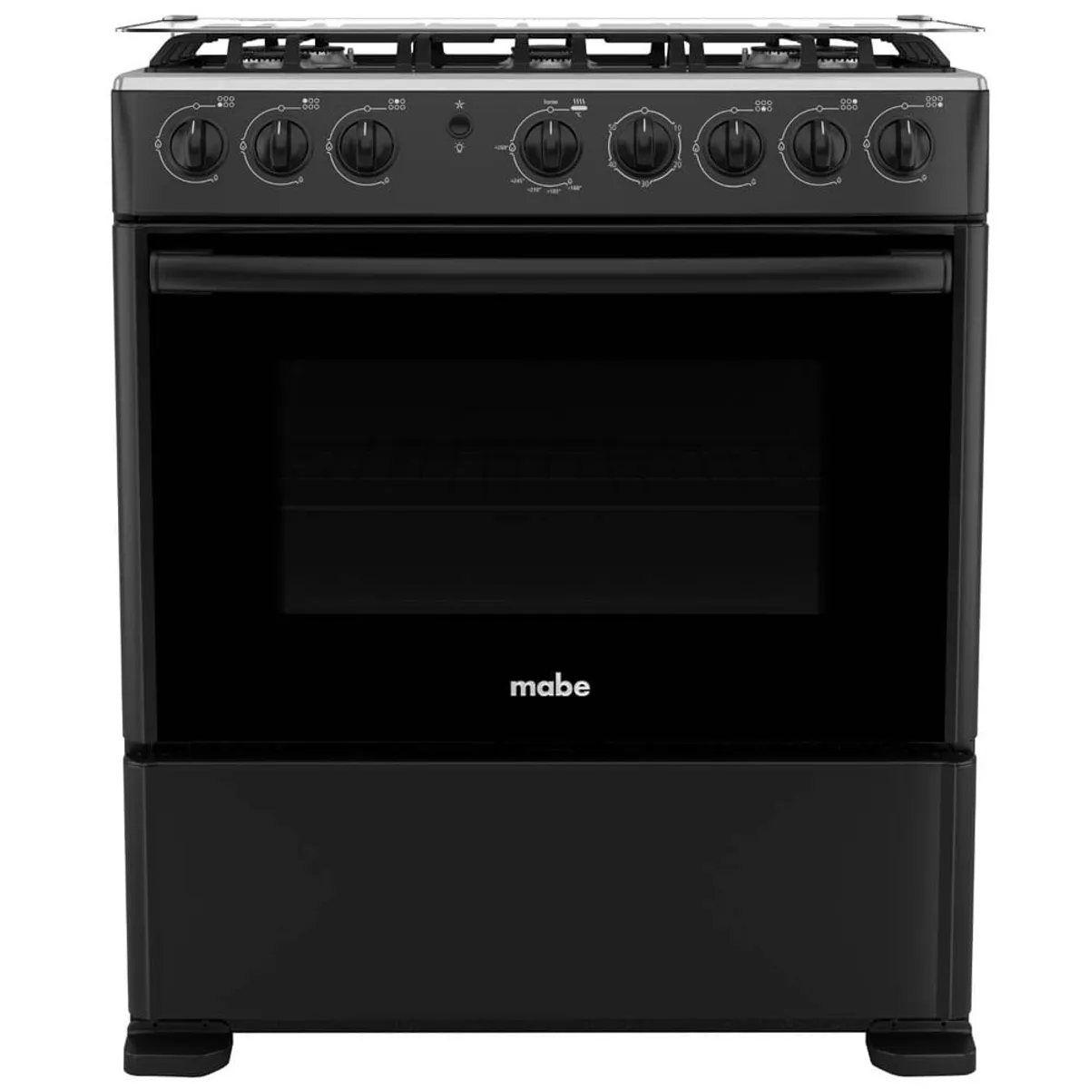 MABE - Cocina de Piso a Gas 76 cm Negro Mabe CMP3020FN0