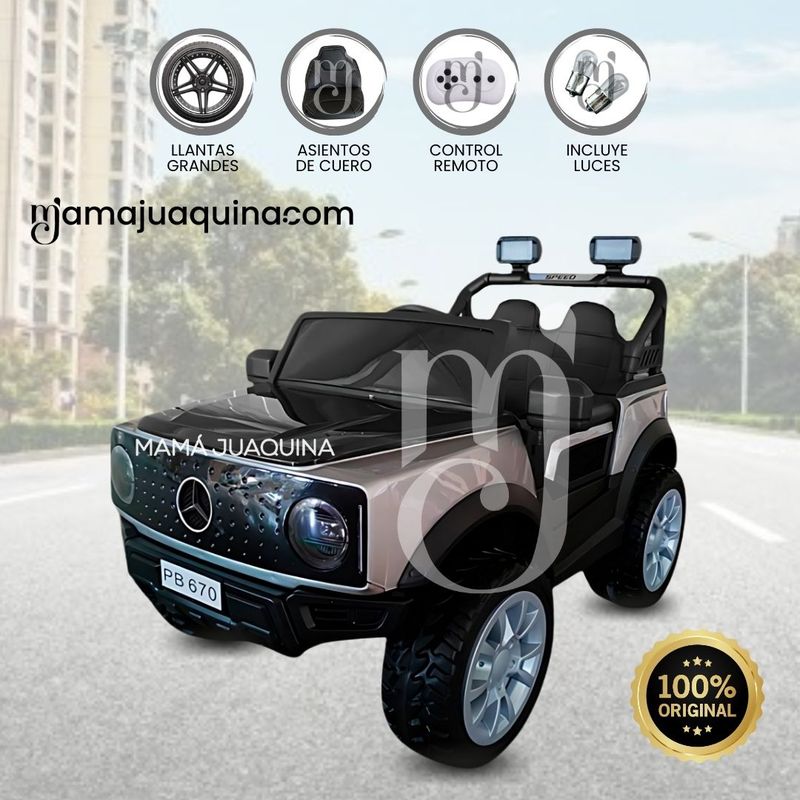 MERCEDES BENZ - Carro a  Batería Para Niños Mercedes Benz «TOYIN » Gray