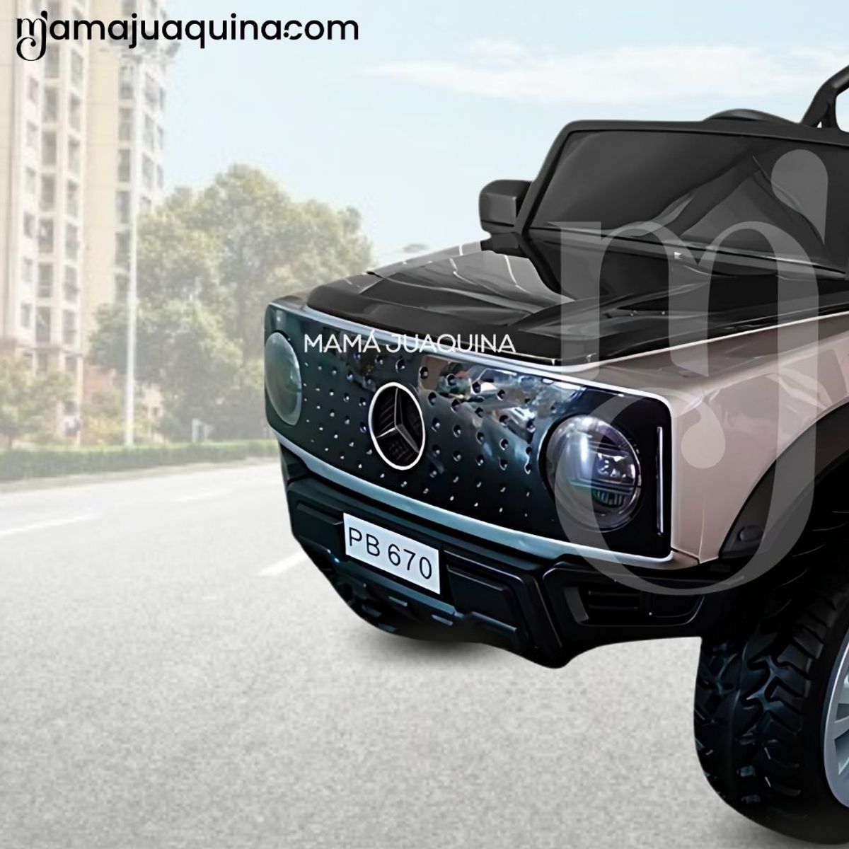 MERCEDES BENZ - Carro a  Batería Para Niños Mercedes Benz «TOYIN » Gray