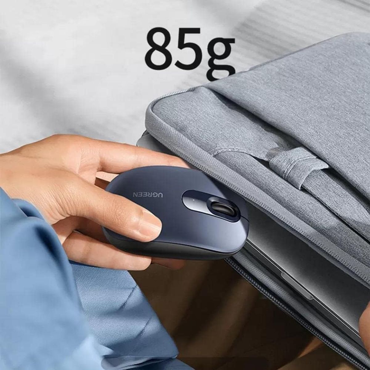 UGREEN - Ugreen Mouse Inalámbrico 2400 dpi Azul Medianoche MU105 - 90550