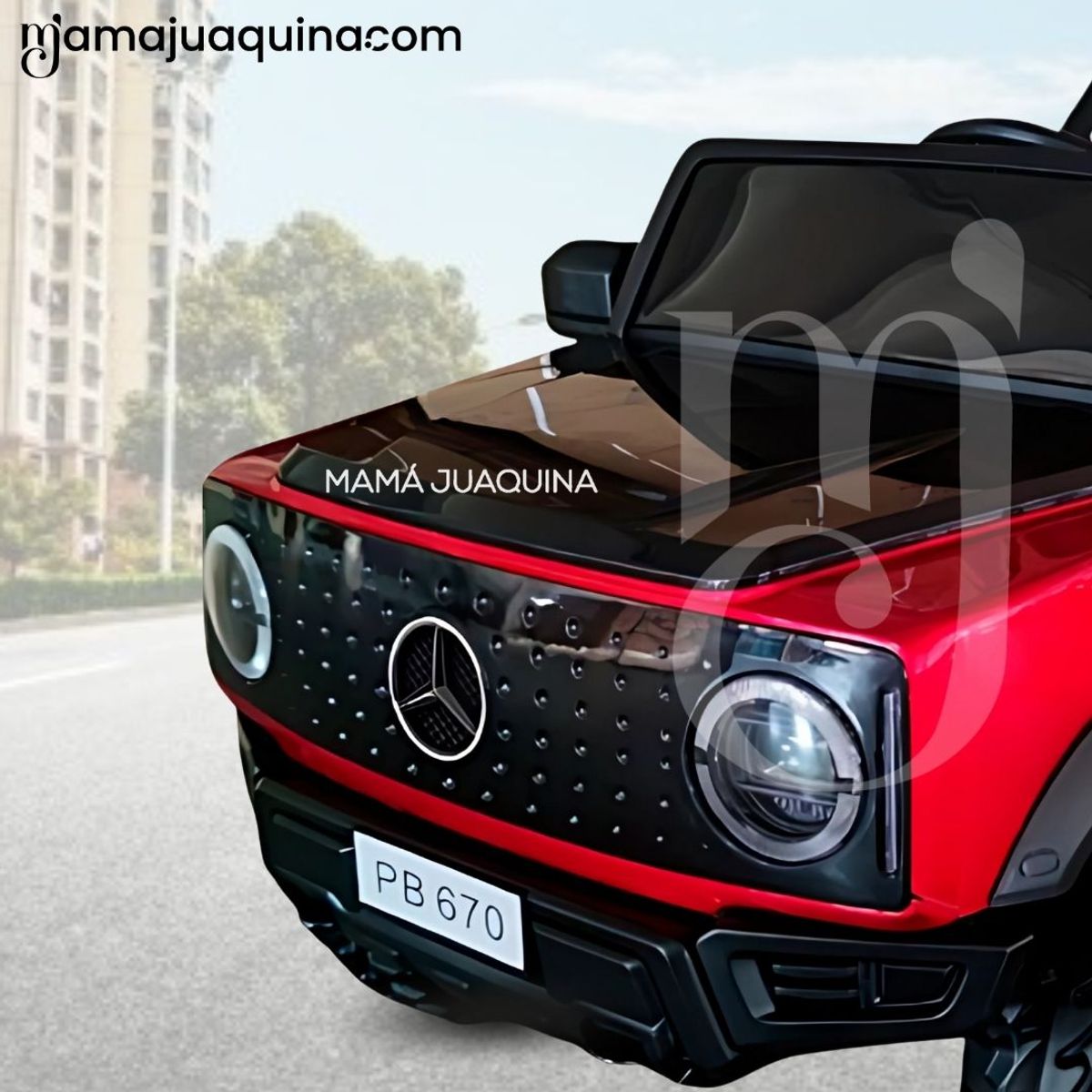 MERCEDES BENZ - Carro a  Batería Para Niños Mercedes Benz «TOYIN » Red