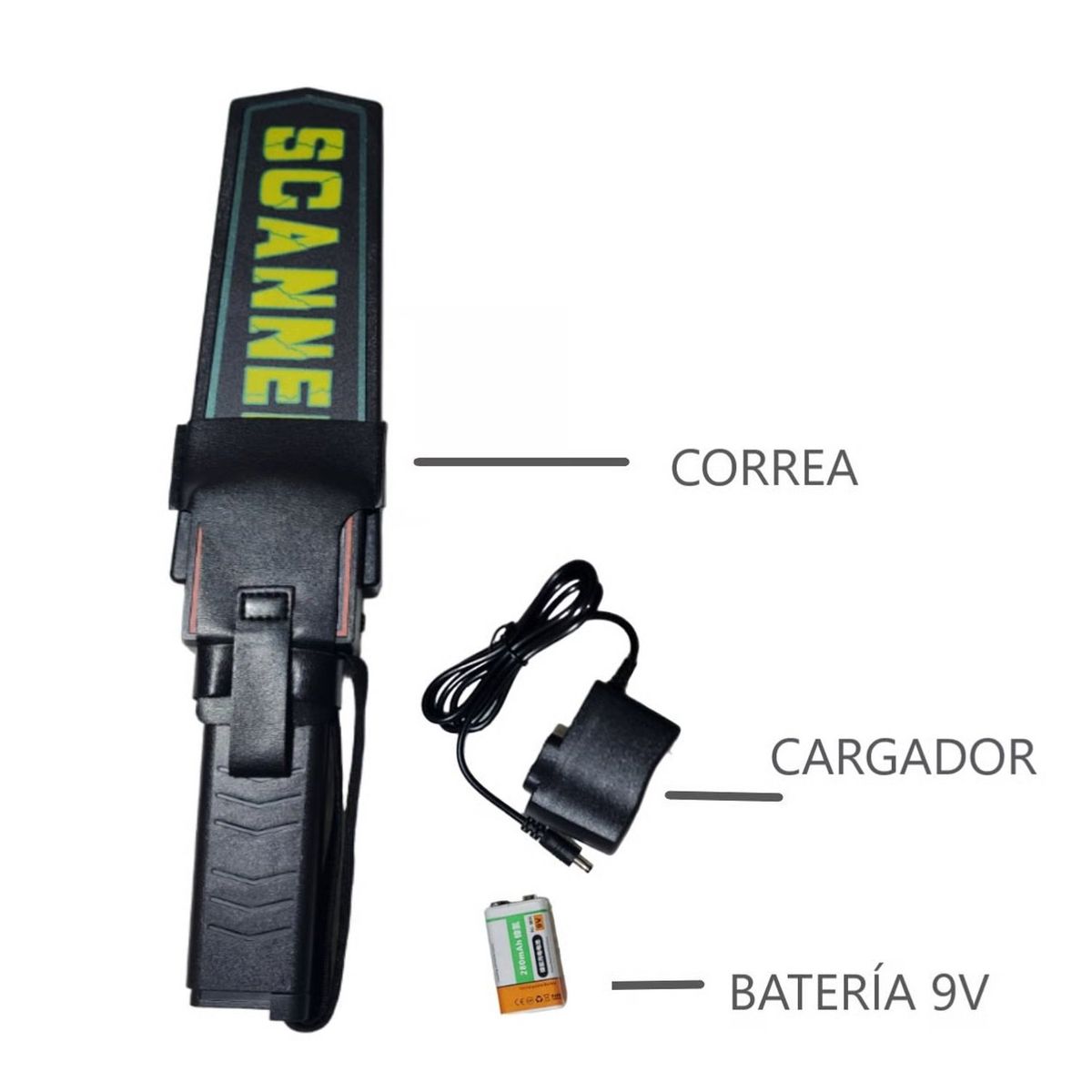 GENERICO - Detector de Metal de Seguridad SCANER