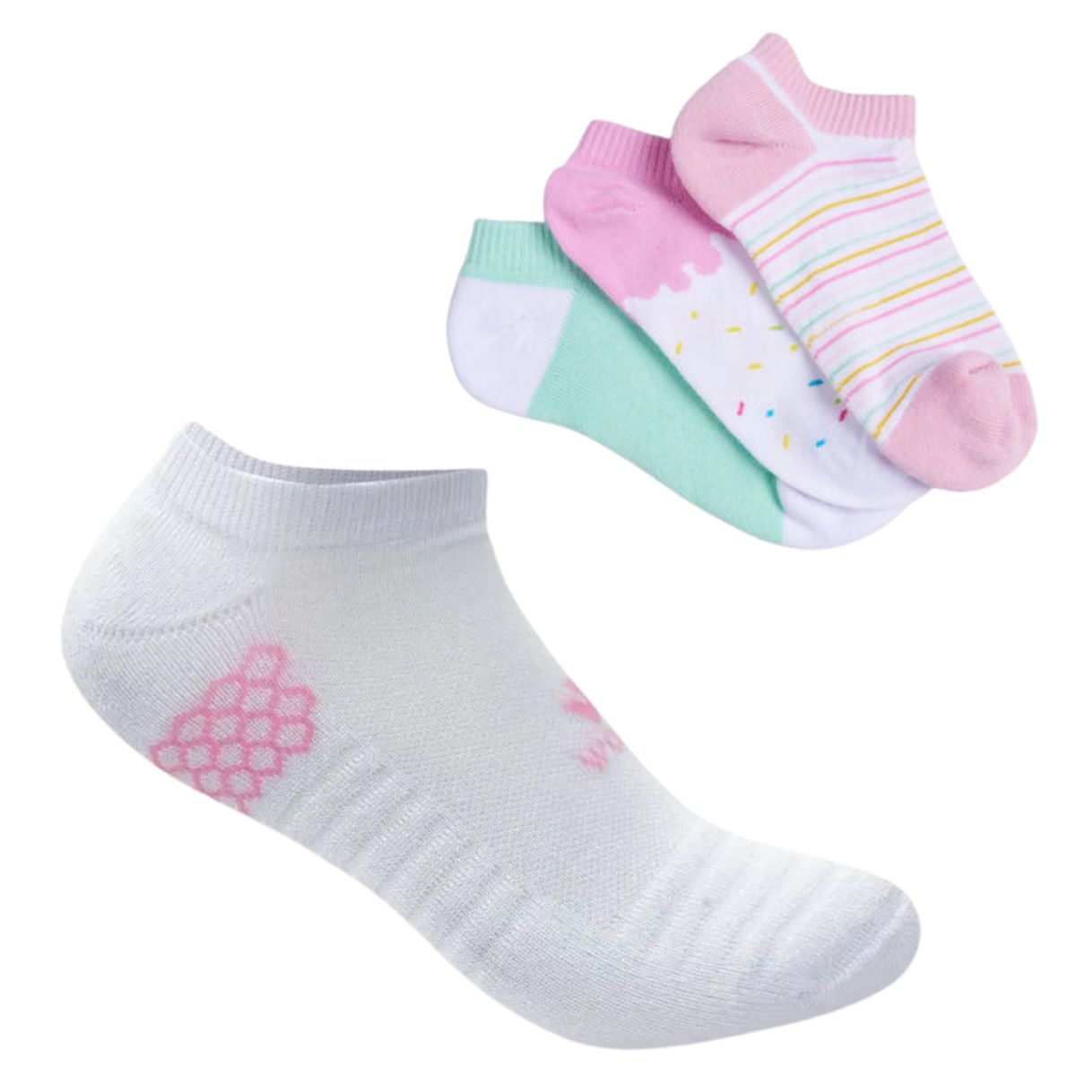 GENERICO - Pack De 3 Medias Para Niñas