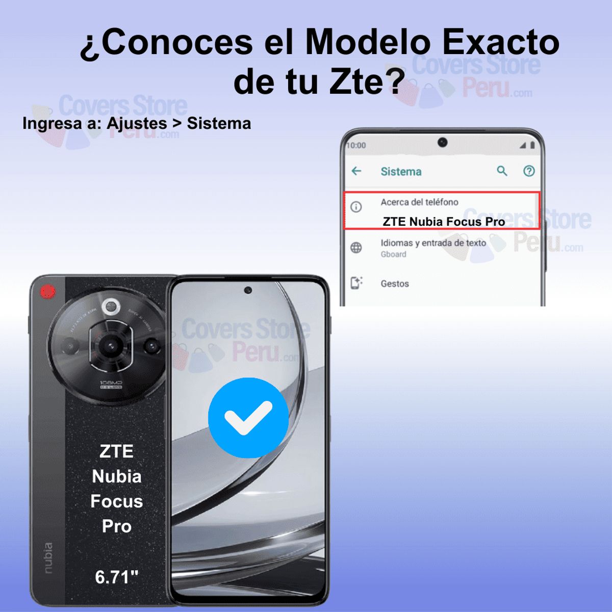 GENERICO - Mica para Zte Nubia Focus Pro 5G Protector 21D Antishock Resistente
