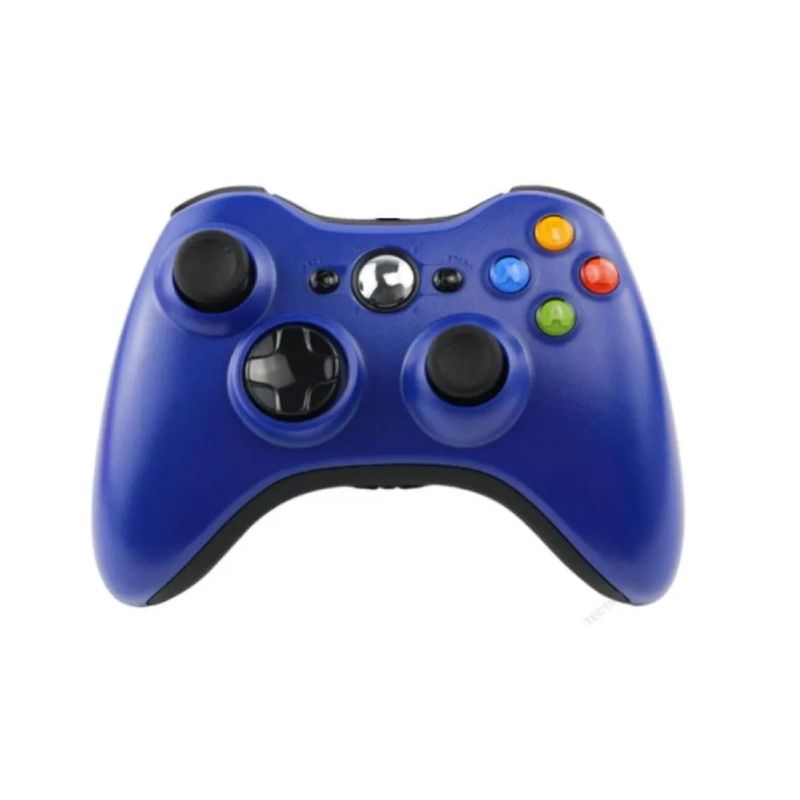 GENERICO - Mando Inalámbrico Para Xbox 360 Y Para PC Juegos Gamer - Azul