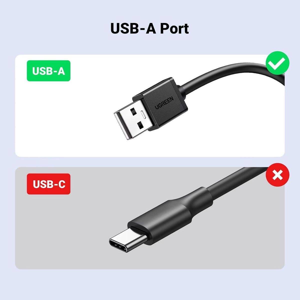 UGREEN - Ugreen Adaptador USB a Ethernet RJ45 LAN con Cable CR110 - 20254
