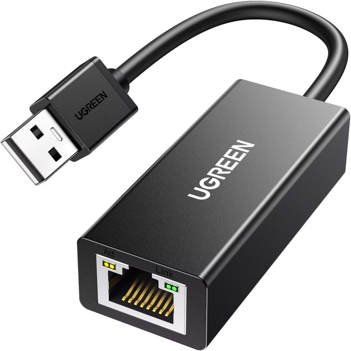 UGREEN - Ugreen Adaptador USB a Ethernet RJ45 LAN con Cable CR110 - 20254