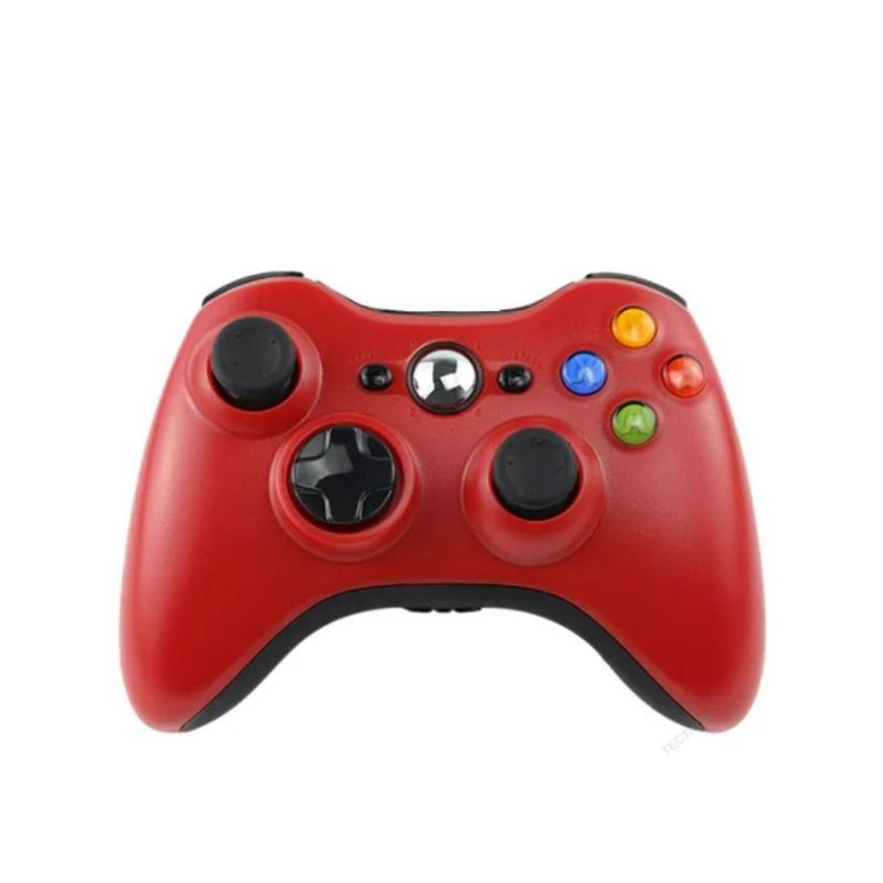GENERICO - Mando Inalámbrico Para Xbox 360 Y Para PC Juegos Gamer - Rojo