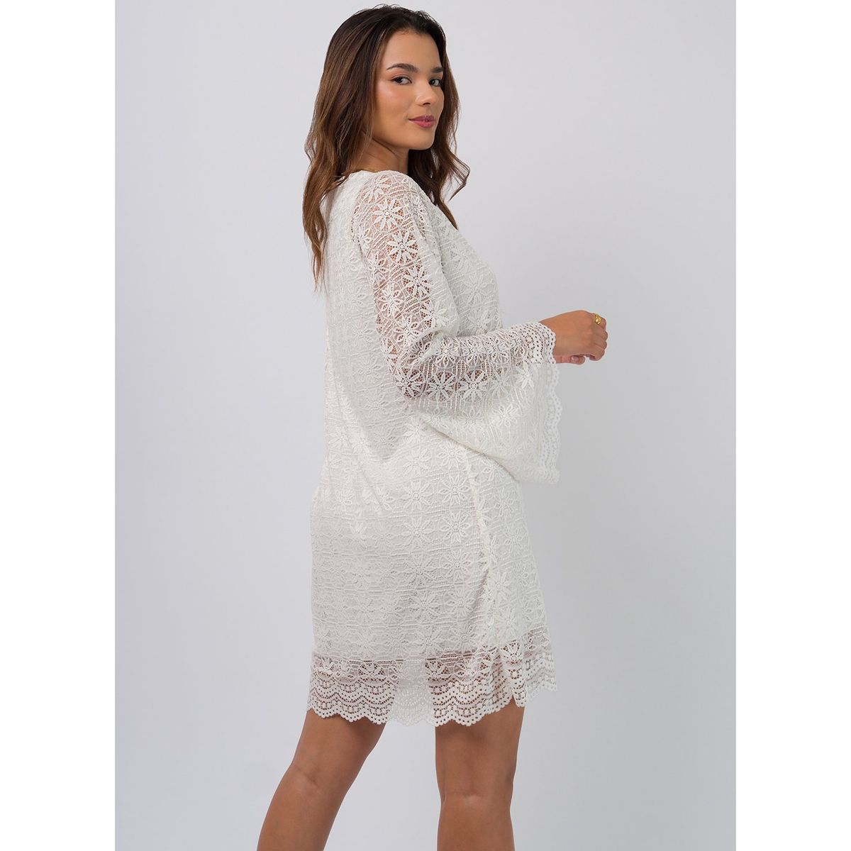DOLCATTA - Vestido Caroline - Ivory Color - Dolcatta