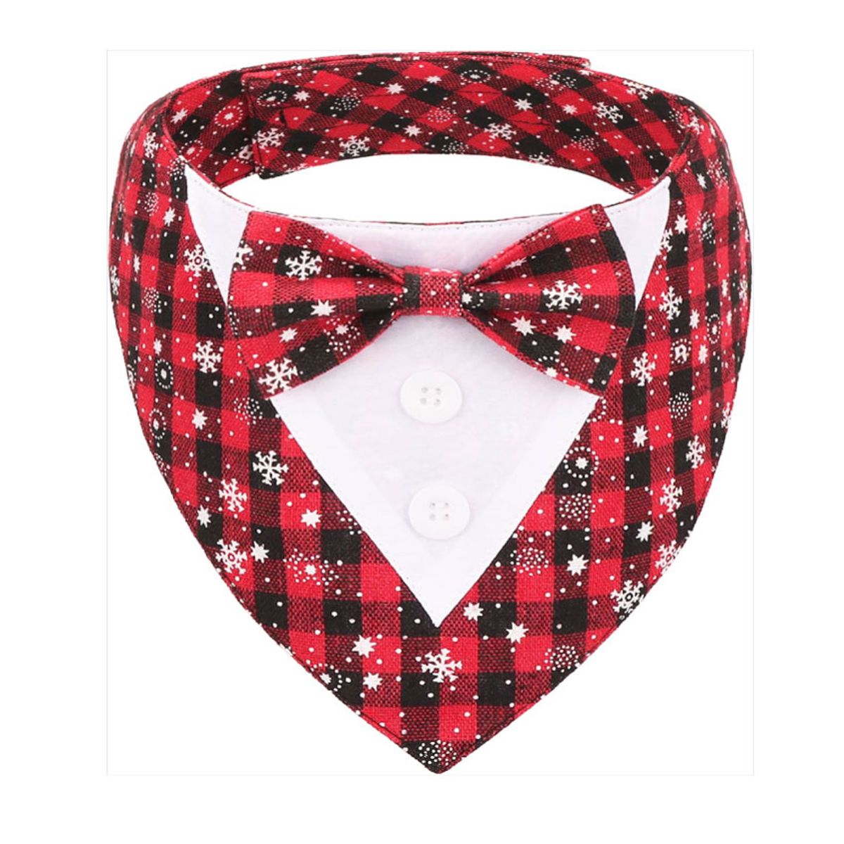 CAT OH - Bandana Tuxedo Navideño - L