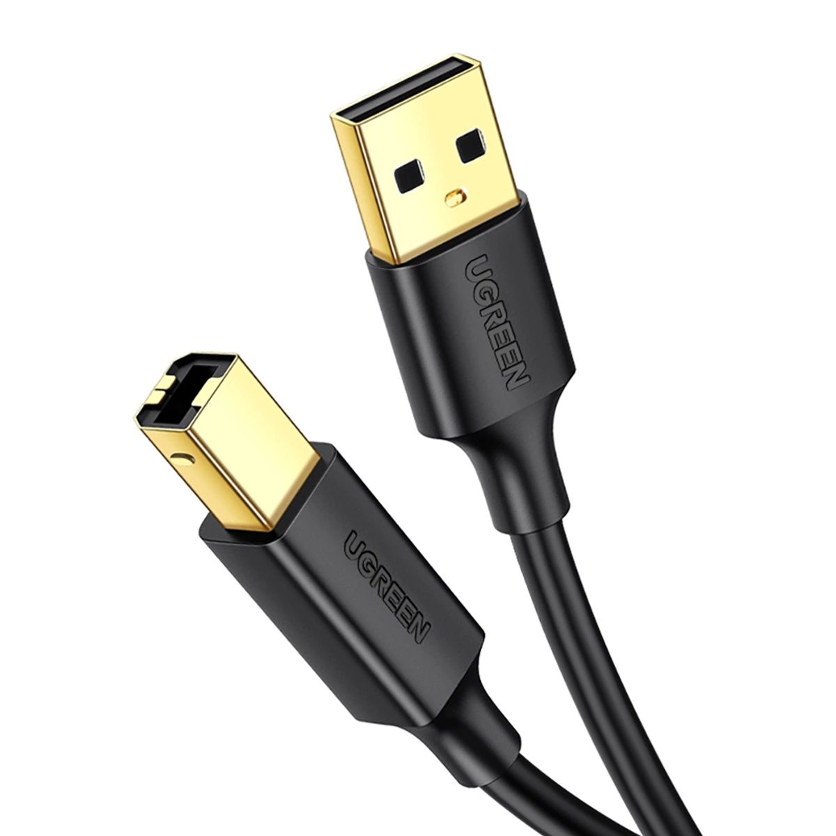 UGREEN - Ugreen Cable USB 2.0 Tipo B para Impresora 2m Negro US135 - 20847