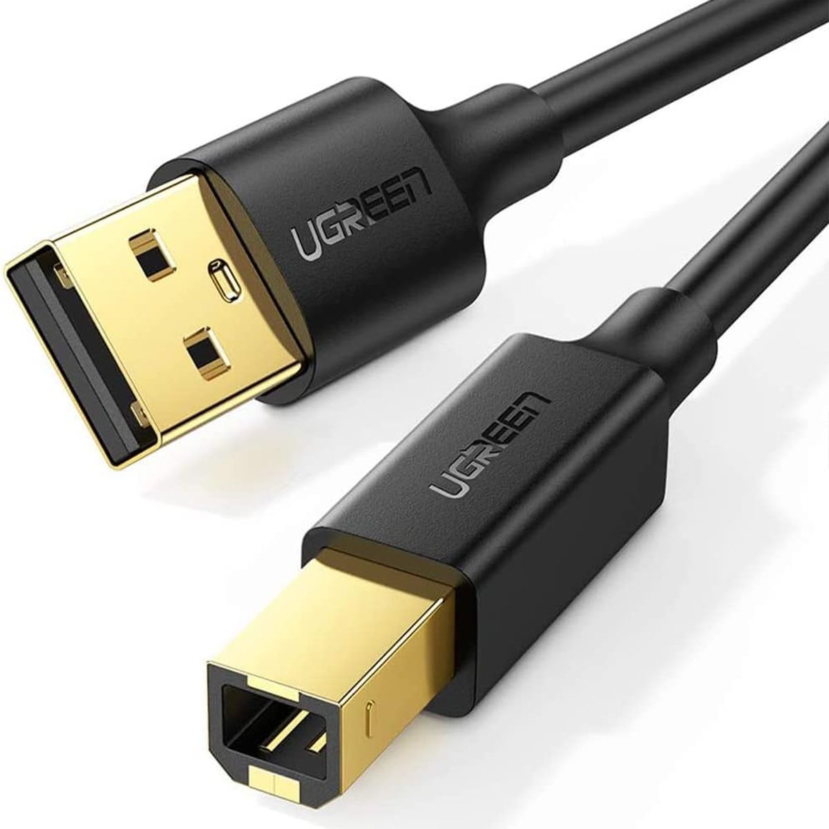 UGREEN - Ugreen Cable USB 2.0 Tipo B para Impresora 1m Negro US135 - 20846