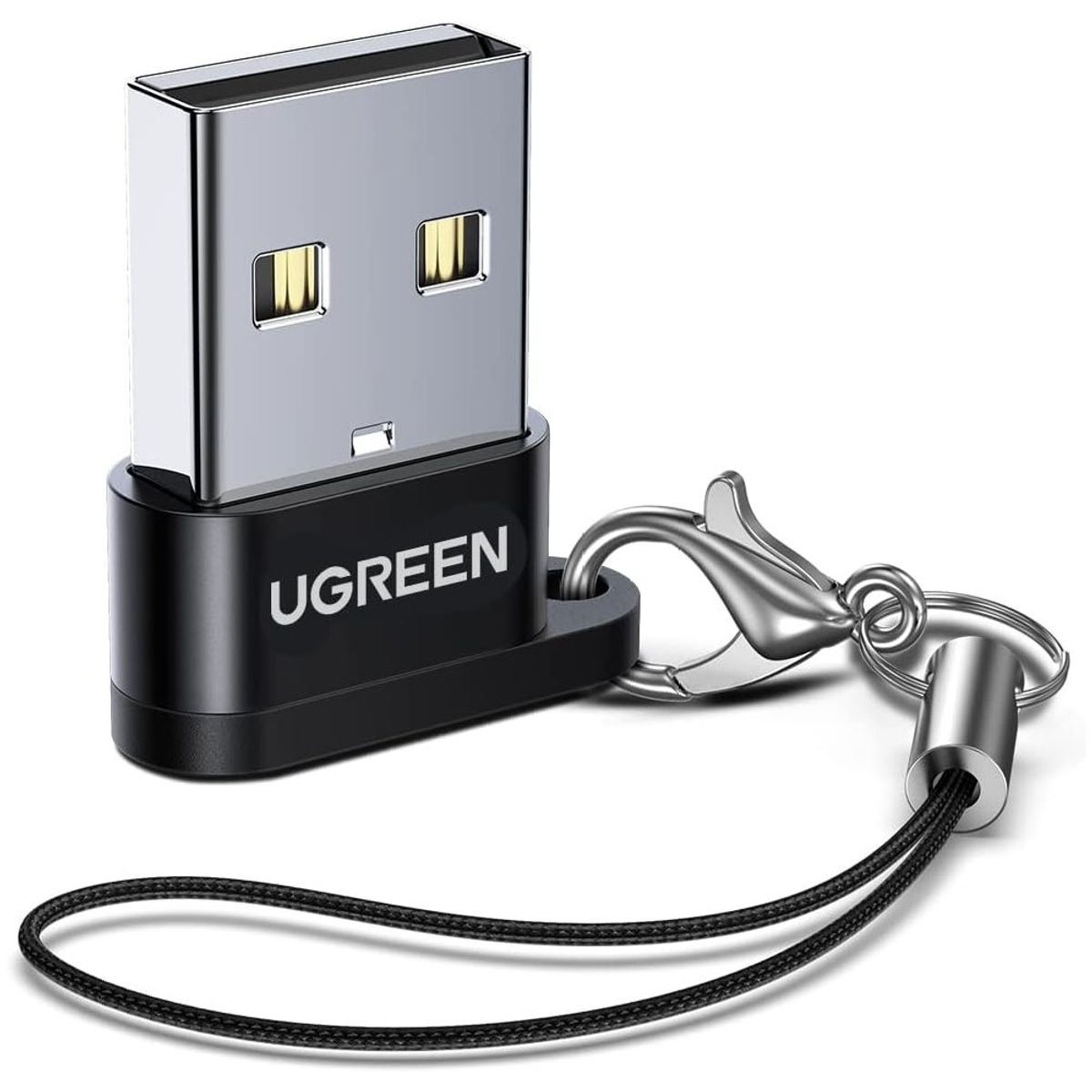 UGREEN - Ugreen Adaptador USB-C a USB-A Ultra Pequeño con Lanyard US280 - 50568