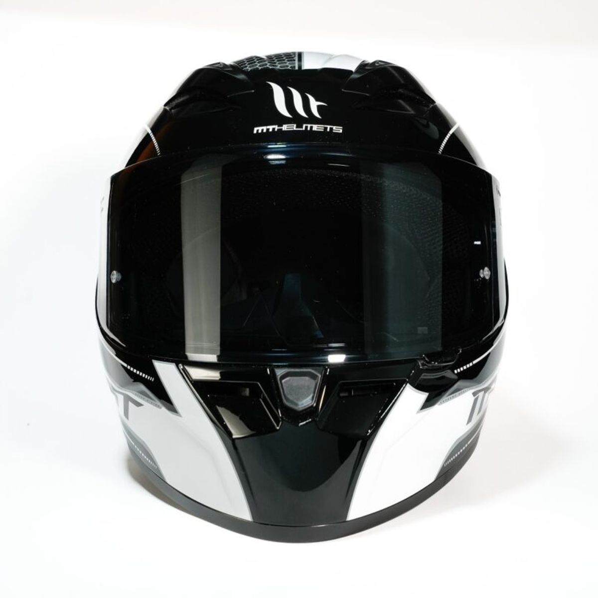 MT HELMETS - CASCO MT SEGMENT-DOT RACELINE BLNC BRI L