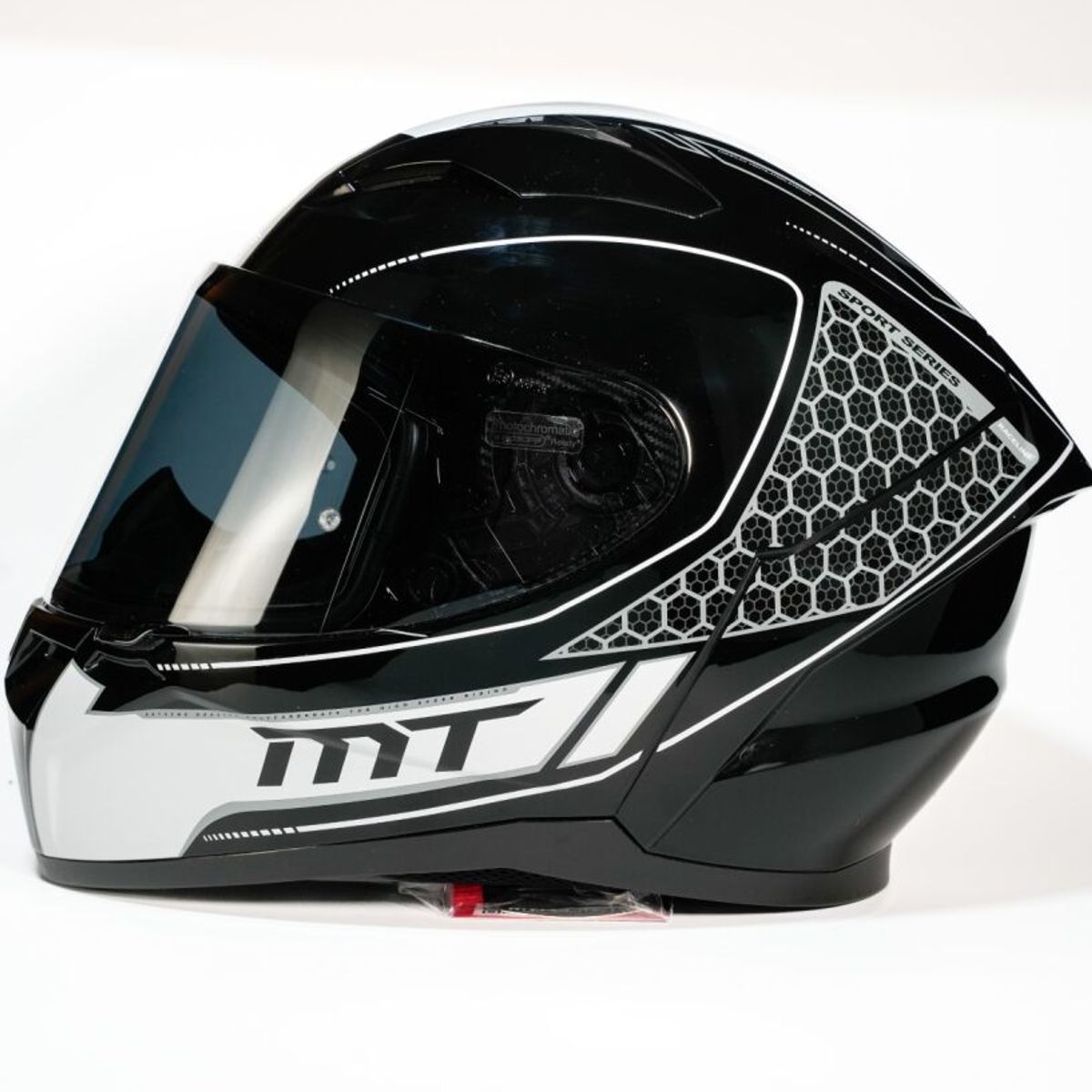 MT HELMETS - CASCO MT SEGMENT-DOT RACELINE BLNC BRI L