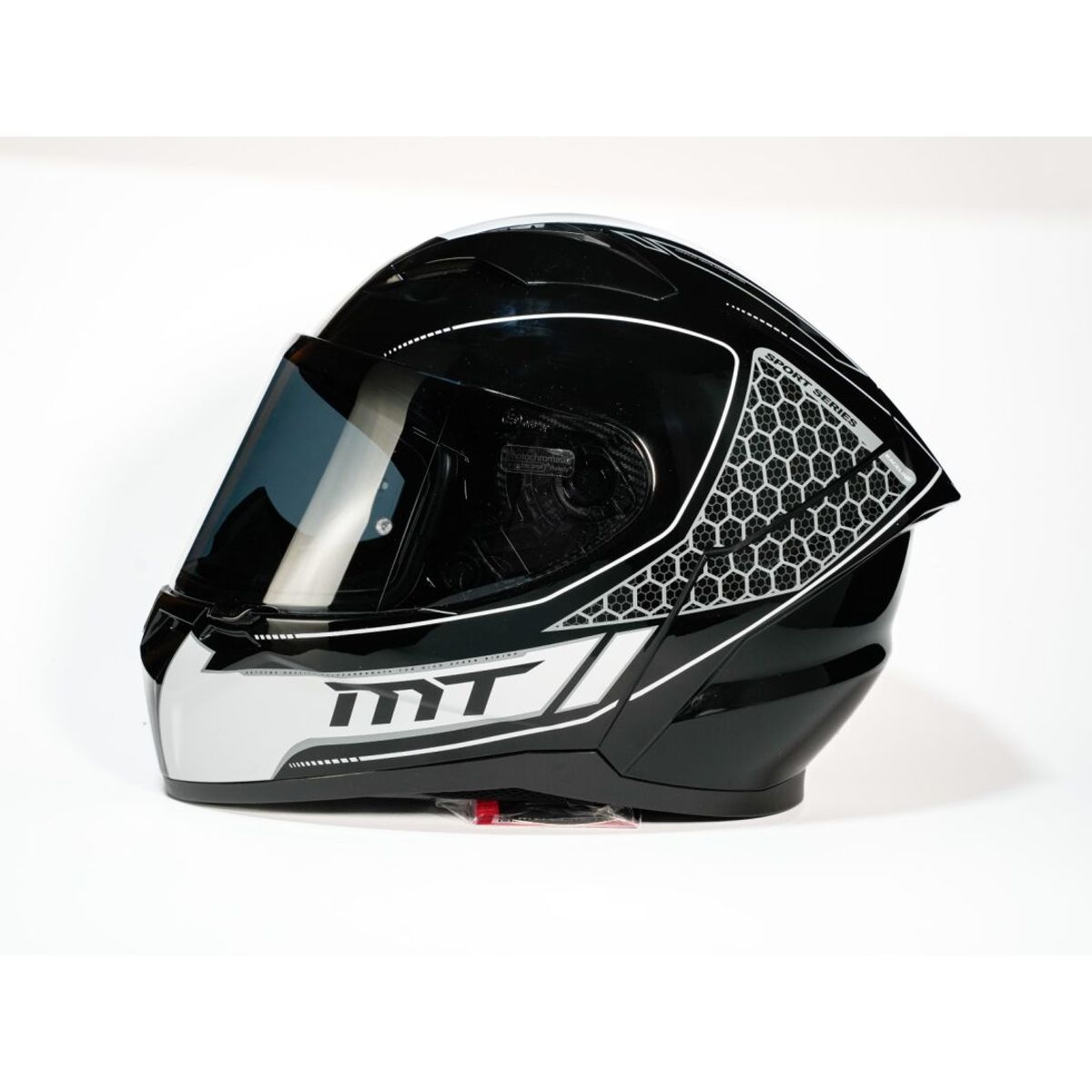 MT HELMETS - CASCO MT SEGMENT-DOT RACELINE BLNC BRI L