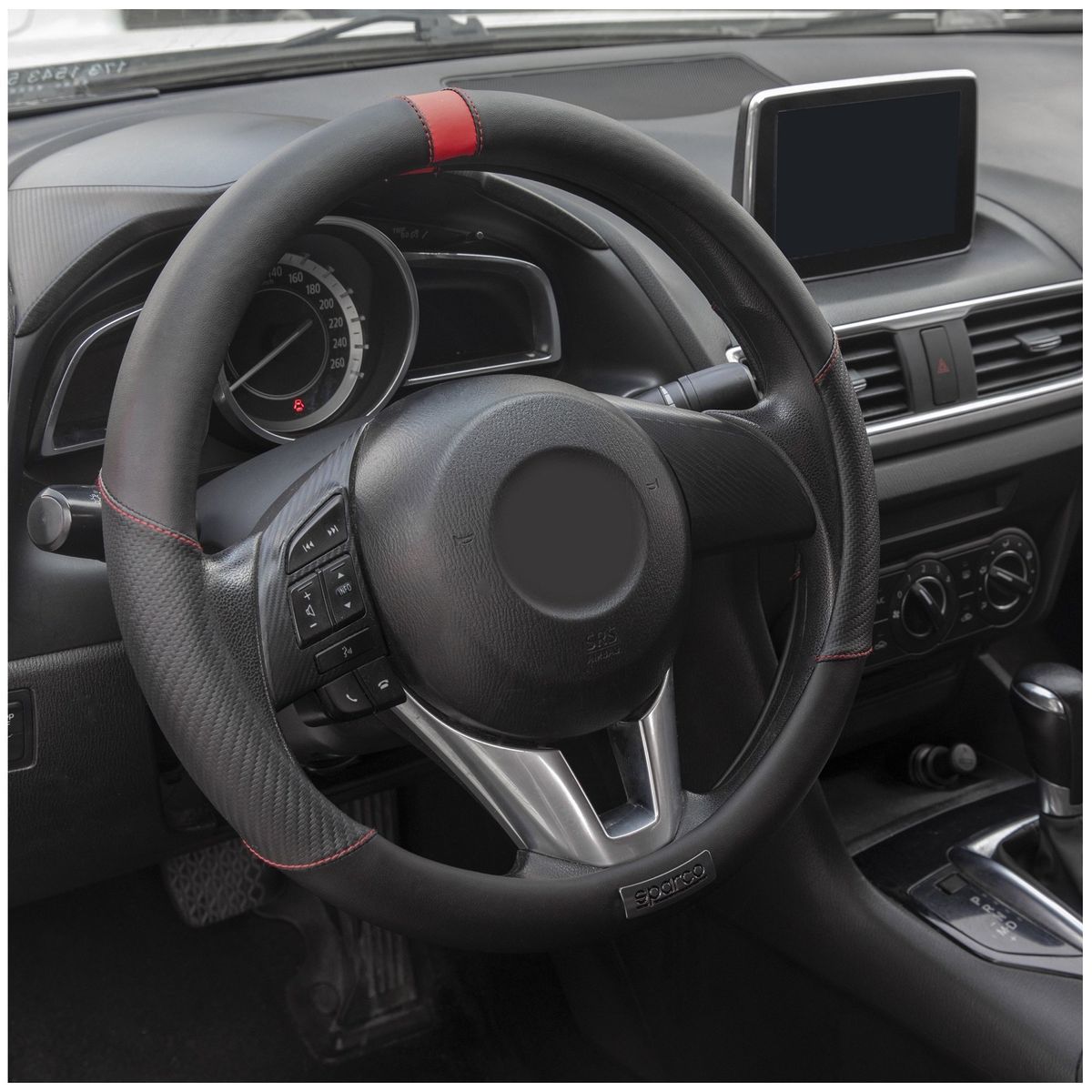 SPARCO - Forro De Timon Sparco Cubre Volante Antideslizante +Fibra