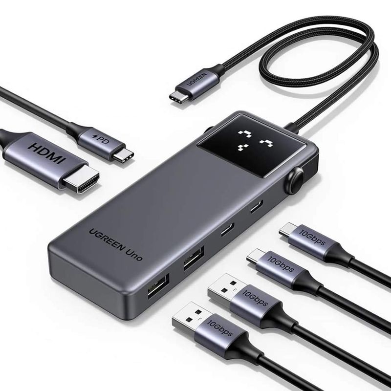 UGREEN - UGREEN Uno Hub USB-C 6 en 1
