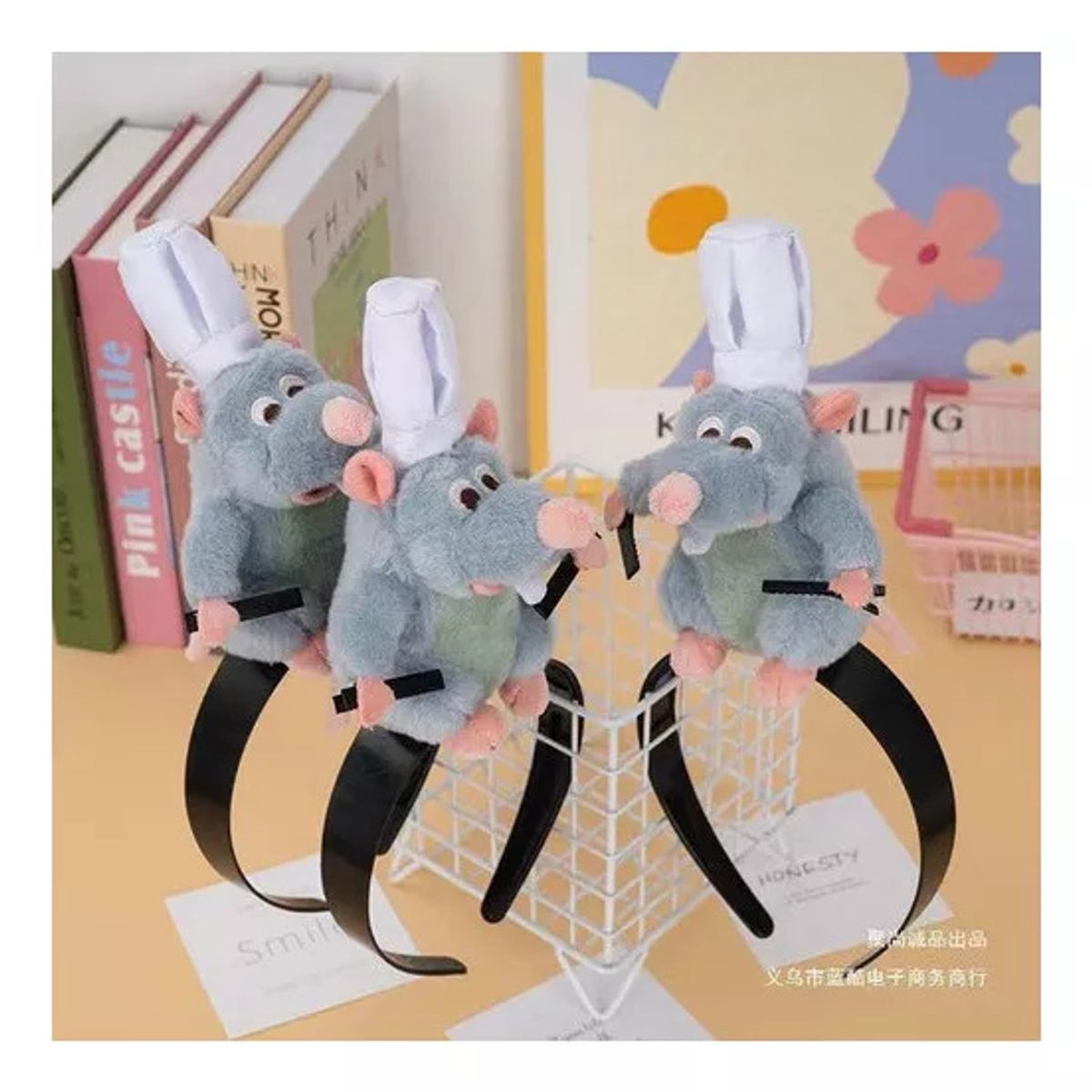 XCLUSIVE - PELUCHE VINCHA RATATOUILLE REMMY KAWAII IMPORTADO