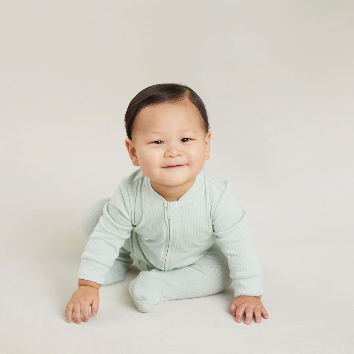 HUGGIES - Ropa Bebé Pijama Huggies Niño Verde Sutil