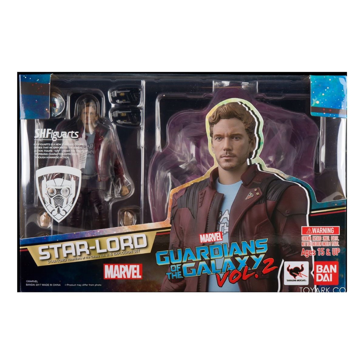 BANDAI - Guardians the Galaxy SH Figuarts Star Lord & Explosion SET