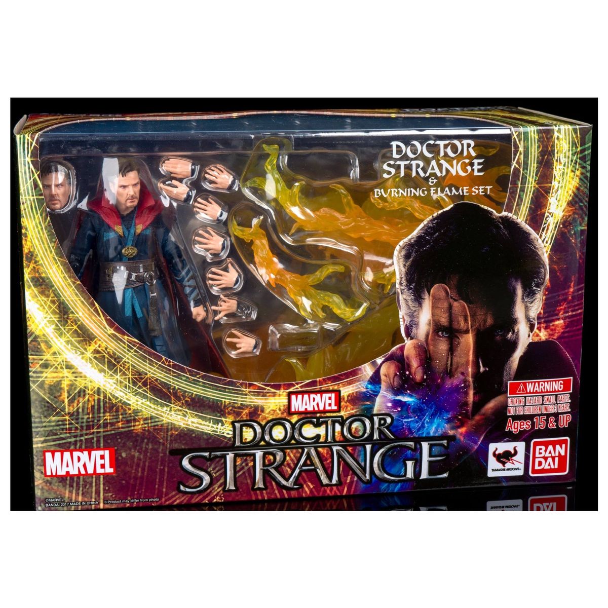 BANDAI - Dr Strange SH Figuarts Doctor Strange & Burning Flame Set