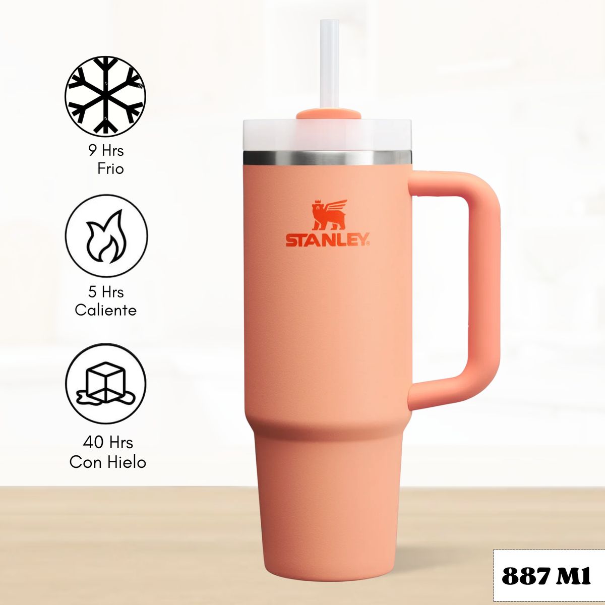 STANLEY - Quencher H20 Adventure Nectarine Stanley 887 ML