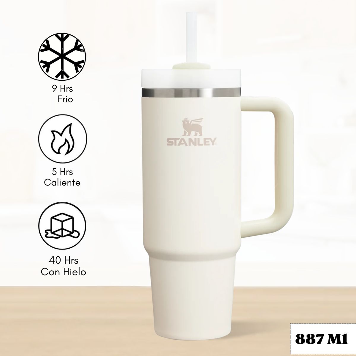 STANLEY - Quencher H20 Adventure Cream Stanley 887 ML