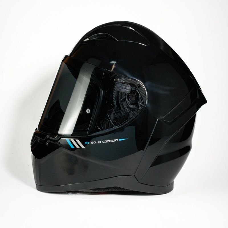 MT HELMETS - CASCO MT SEGMENT-DOT SOLID NEGRO BRILL L
