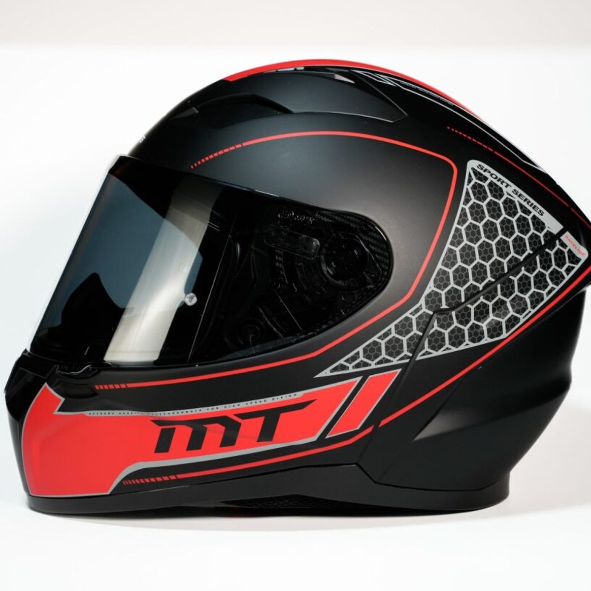 MT HELMETS - CASCO MT SEGMENT-DOT RACELINE ROJO MAT L