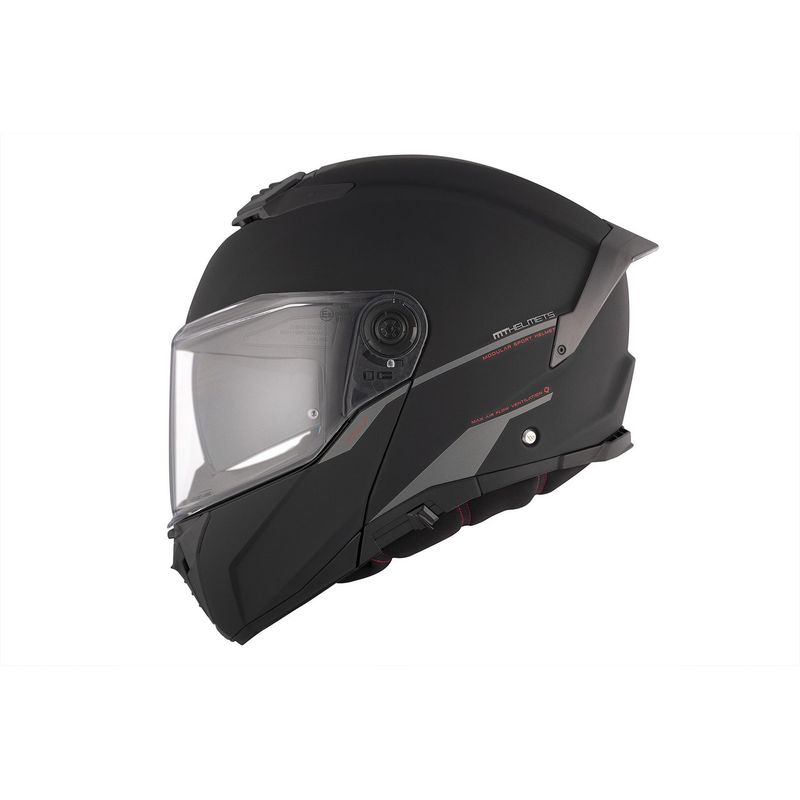 MT HELMETS - CASCO MT ATOM 2 SV SOLID NEGRO MATE M