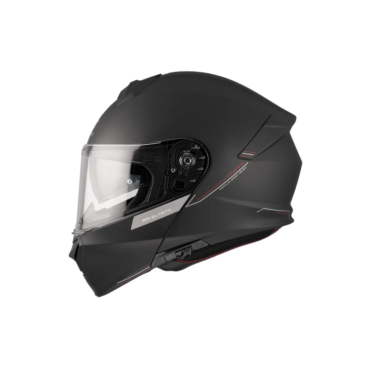 MT HELMETS - CASCO MT GENESIS SV SOLIDO NEGRO MATE L