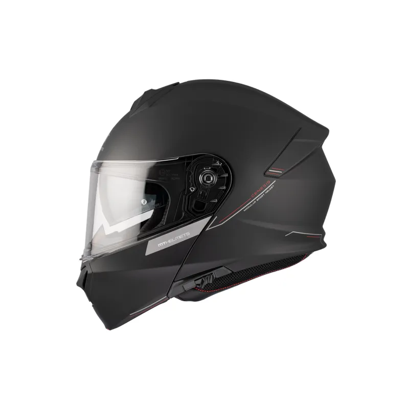 MT HELMETS - CASCO MT GENESIS SV SOLIDO NEGRO MATE L