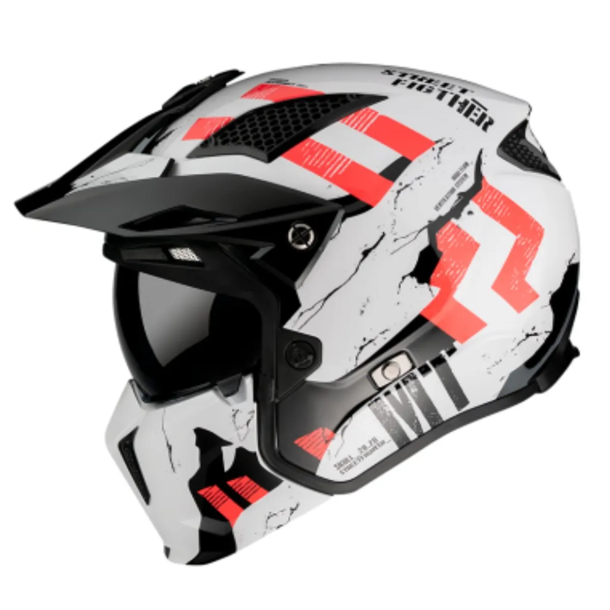MT HELMETS - CASCO MT STREETFIGHTER SKULL A0 BRILL L