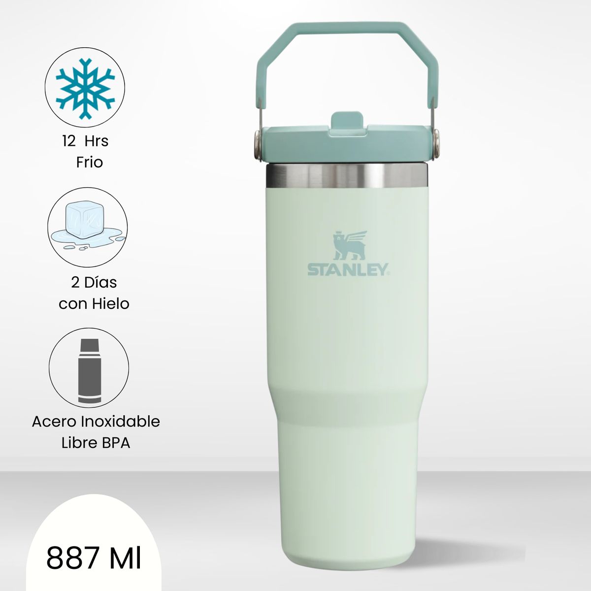 STANLEY - Flip Straw Tumbler Mist Stanley 887 Ml