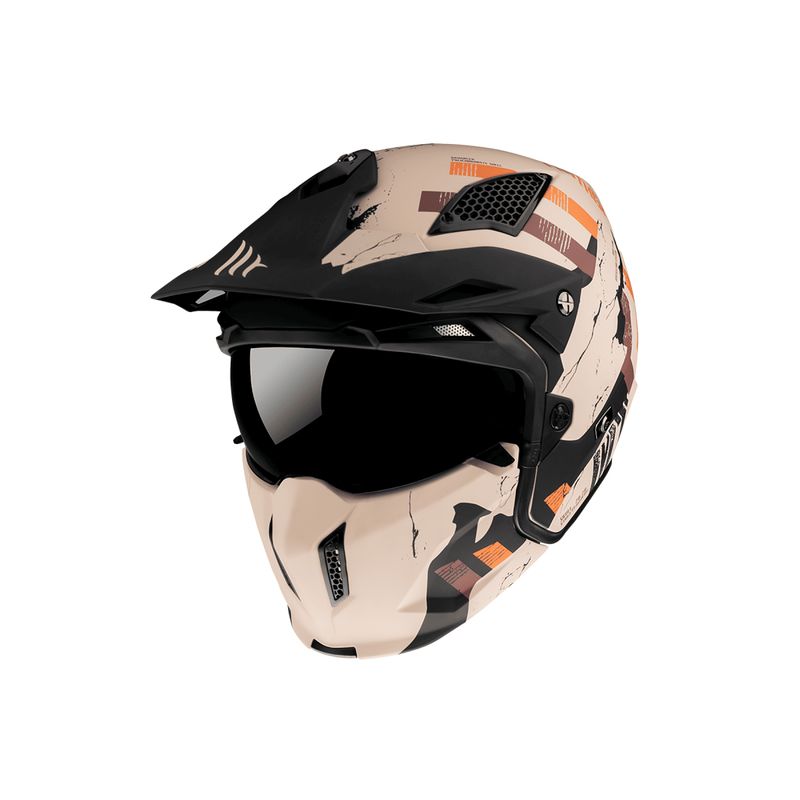 MT HELMETS - CASCO MT STREETFIGHTER SKULL A14 MATE L