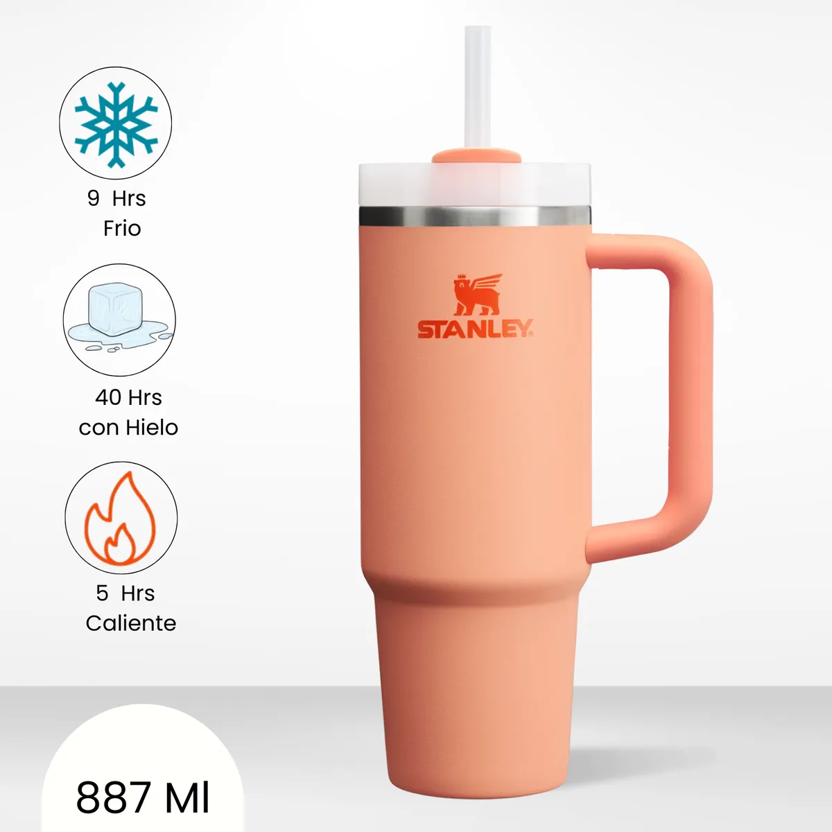 STANLEY - Quencher H20 Adventure Nectarine Stanley 887 ML