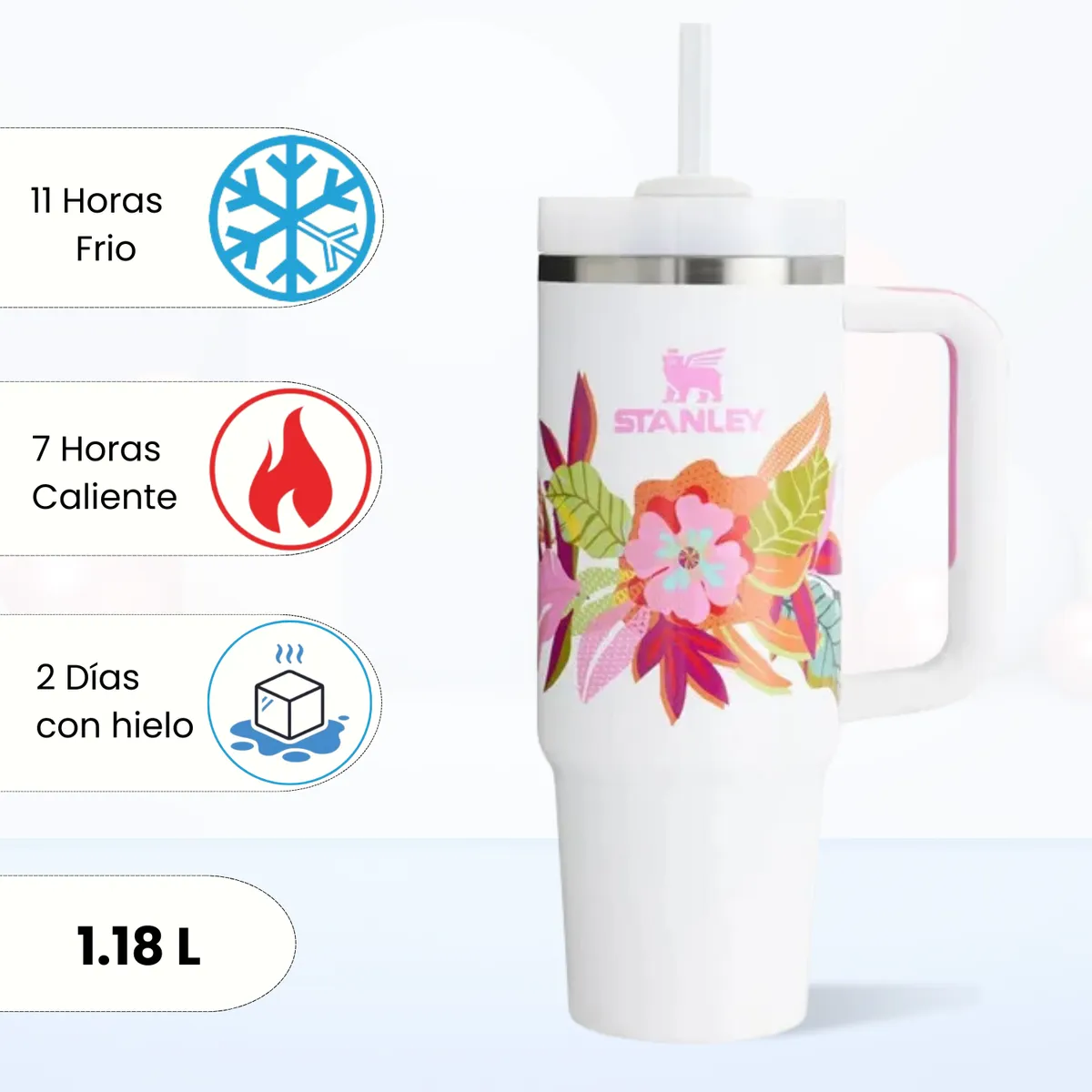 STANLEY - Quencher H20 Adventure Flawer White Stanley 1.18 L