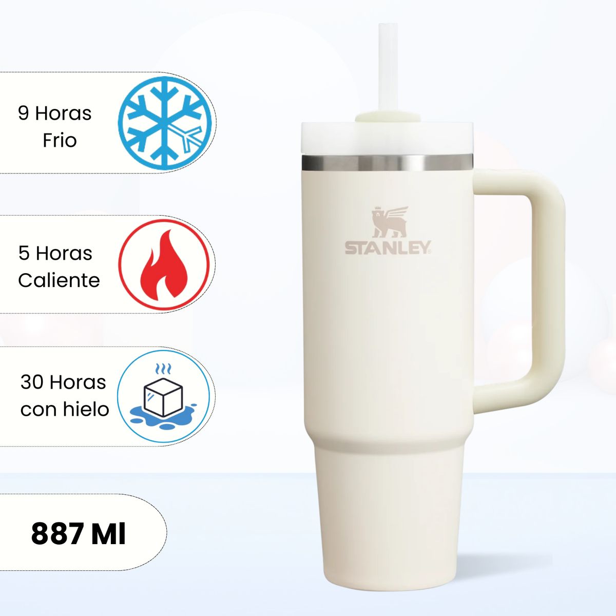 STANLEY - Quencher H20 Adventure Cream Stanley 887 ML